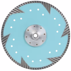 Disque diamant Pierre / Granit Ø230 x M14 x H8 mm Pro MD SIDAMO - Disque à couronne continue cannelée - Utilisation intensive ...