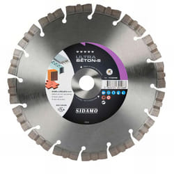 Sidamo - Disque diamant ultra béton-s d. 300 x 25,4 x h 12 mm Béton / Béton armé - 11130107