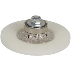 Meule diamantee a profil M14 quart de rond r 10 mm Sidamo 11130184