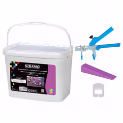 Description générale Ce kit en seau comprend un système auto-nivelant idéal pour réaliser un carrelage parfaitement de niveau ...