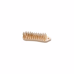 Sidamo - Lot de 30 brosse à main sans manche fils laitonnés 210x59mm • Nettoyage des pièces en métal ferreux ou non ferreux,  ...
