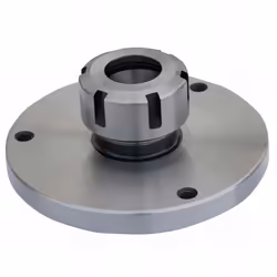Plateau porte pinces + 7 pinces ER32 de 4 à 16 mm pour tours à métaux TP 750 VISU. Accessoire tour métal : Plateau porte pinc ...