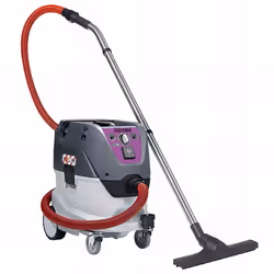 Fabrication européenne. Aspirateur homologué classe M. Aspiration eau et poussières fines ou colmatantes sans sac. Système de ...