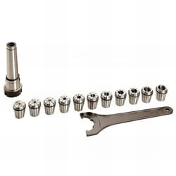 Sidamo - Equipement de fraisage CM4 + 11 pinces de 4 à 20 mm - 20598010