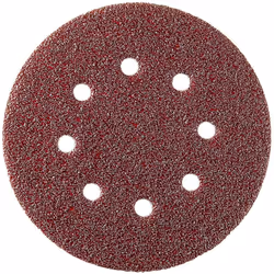 Sidamo - Disque abrasif auto-agrippant 125 mm + 8 trous d'aspiration Charactéristiques techniques - Papier corindon : décapag ...