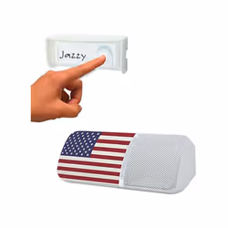 Extel - Carillon blanc Jazzy 100 usa Sonnette de porte Sans Fil Portée 100 m