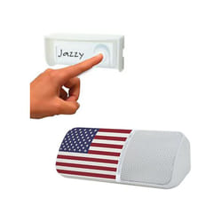 Extel - Carillon blanc Jazzy 100 usa Sonnette de porte Sans Fil Portée 100 m