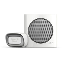 Extel - Carillon sans fil portée de 200m. 6 sonneries diBi Flash Soft coloris blanc 081738