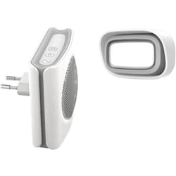 Carillon Flash diBi Plug sur prise sans fil portée 200 mètres 6 sonneries flash lumineux Extel 081742