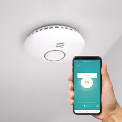 Détecteur de fumée connecté wifi HomeSmoke - Avidsen - 127065