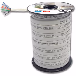 Description générale Câble nu plat et BLINDÉ destiné aux câblages en RJ45 pour téléphone ethernet et liaison réseau. Longueur ...