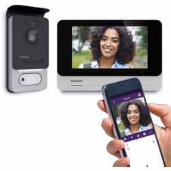 Description générale Le Visiophone WelcomeEye Connect 2 de Philips est un système de sécurité haut de gamme qui vous permet d ...
