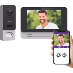 Description générale Le WelcomeEye Wireless est un portier vidéo haut de gamme, 100% sans fil, qui permet une installation fa ...