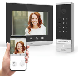 Visiophone filaire et connecté avec digicode intégré Extel Code Connect - 720320