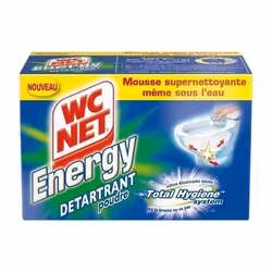 WC NET 6 sachets Poudre Détartrante Energy Total Hygiene System - 60 g