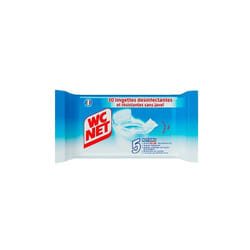 Wc Net - Lingettes nettoyantes désinfectantes . Paquet de 30