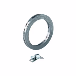 Matière : acier.1 bande sans fin de 25 m.Largeur 14 / 8 mm + 50 têtes.1 coque de 3m + 8 têtes et 1 tournevis offerts. ◉ Détai ...