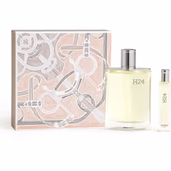 À l’occasion de la fête des Pères, les coffrets de parfums Hermès s’habillent du dessin «&nbsp;Éperon d’or sellier&nbsp;» sig ...