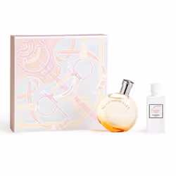 À l’occasion de la fête des Mères, les coffrets de parfums Hermès s’habillent du dessin «&nbsp;Éperon d’or sellier&nbsp;» sig ...