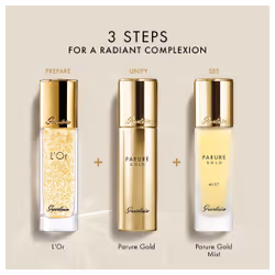 Guerlain Parure Gold Mist Brume Fixatrice Fixe, Hydrate, Protège De La Pollution, 30 ml