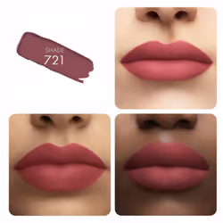 Guerlain KissKiss Tender Matte Rouge à lèvres mat lumineux confort 16H 721 Dear Rose 2.8 g
