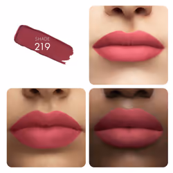 Guerlain KissKiss Tender Matte Rouge à lèvres mat lumineux confort 16H 219 Tender Rose 2.8 g