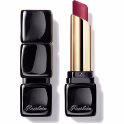 Guerlain KissKiss Tender Matte Rouge à lèvres mat lumineux confort 16H 880 Caress Plum 2.8 g, Violet, Caress Plum, 1 couleurs ...