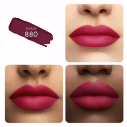 Guerlain KissKiss Tender Matte Rouge à lèvres mat lumineux confort 16H 880 Caress Plum 2.8 g