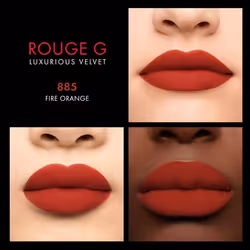 Guerlain 16h Wear High-pigmentation Velvet Matte Lipstick 885 Fire Orange Mat
