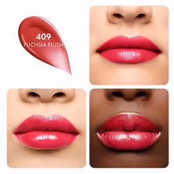 Guerlain KissKiss Shine Bloom 3,2 g 409 Fuchsia Flush Brillant - Vue supplémentaire 2