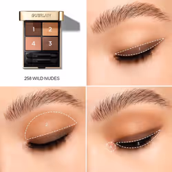 Guerlain Ombres G ombre à paupière 6 g 258 Wild Nudes Mat, Métallique, Perle, Satin
