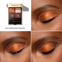 Guerlain Ombres G ombre à paupière 6 g 910 Undressed Brown Mat, Métallique, Perle, Satin - Vue supplémentaire 4