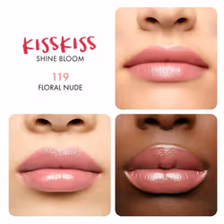 Guerlain Kisskiss Shine Bloom 119 Floral Nude Brillant - Vue supplémentaire 4