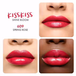 Guerlain KissKiss Shine Bloom 609 Spring Rose Brillant - Vue supplémentaire 4