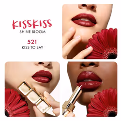 Guerlain KissKiss Shine Bloom 3,2 g 521 Kiss To Say Brillant - Vue supplémentaire 4