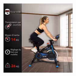 Care Fitness SP-495 Base d’entrainement magnétique pour vélo - Vue supplémentaire 2