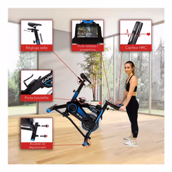 Care Fitness SP-495 Base d’entrainement magnétique pour vélo - Vue supplémentaire 5