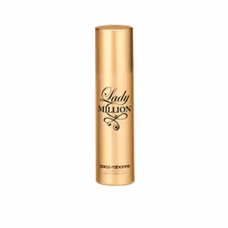 Paco Rabanne Lady Million, Femmes, Déodorant, Déodorant spray, Spray, 150 ml, Néroli, Fleur d'oranger, Framboise