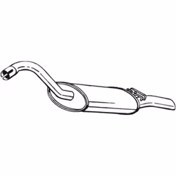 Silencieux arrière BOSAL 105-017
