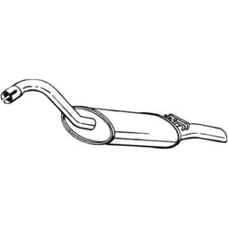 Silencieux arrière BOSAL 105-017