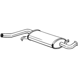 Silencieux central BOSAL 105-971