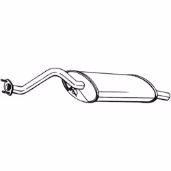 Silencieux arrière BOSAL 115-505