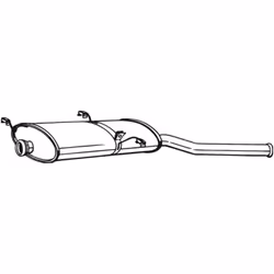 Silencieux arrière BOSAL 135-009