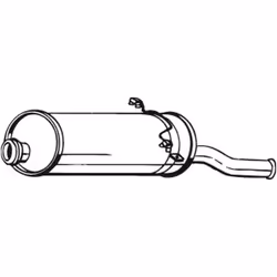 Silencieux arrière BOSAL 135-021