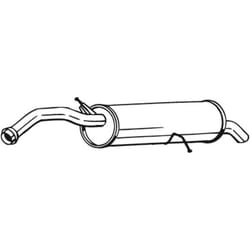 Silencieux arrière BOSAL 135-093