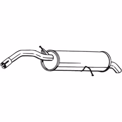 Silencieux arrière BOSAL 135-105