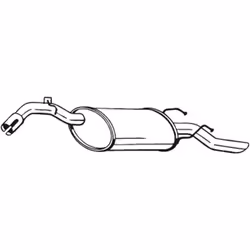 Silencieux arrière BOSAL 141-213