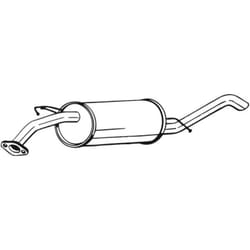 Silencieux avant BOSAL 141-217