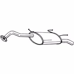 Silencieux arrière BOSAL 145-217
