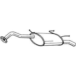 Silencieux arrière BOSAL 145-217